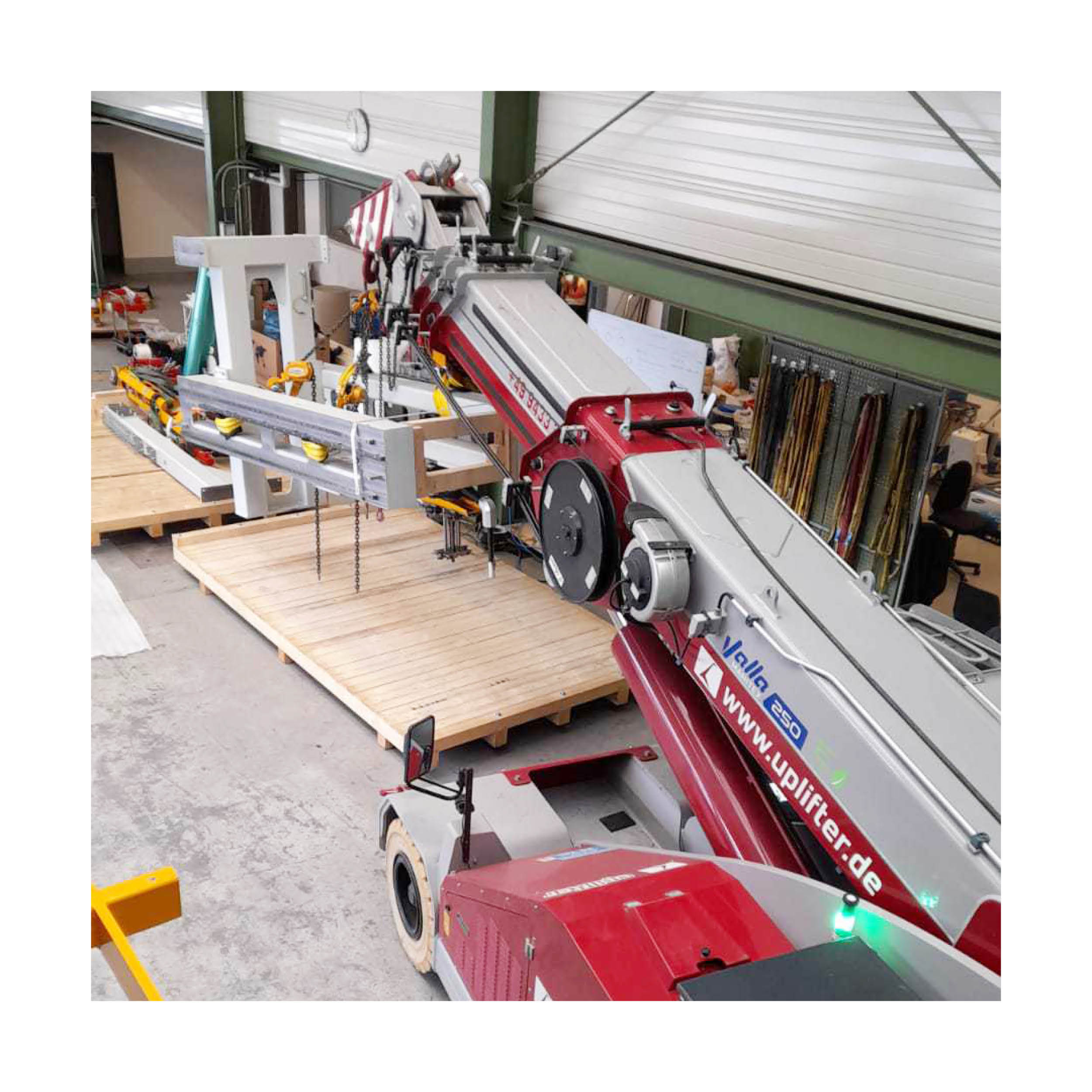 Emissionsfreien Mobilkran mit E-Antrieb