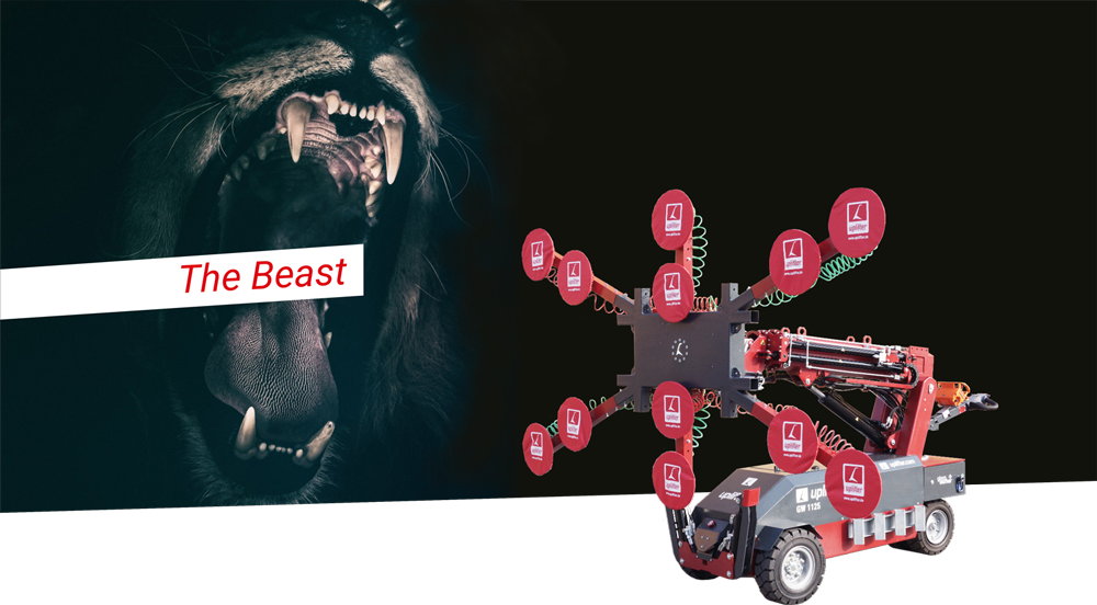 Der stärkste Hebelift mit Vakuumsauger