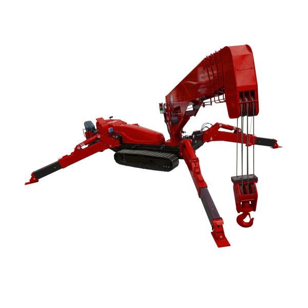 Kleiner Minikran Maeda MC 815 mit Lasthaken