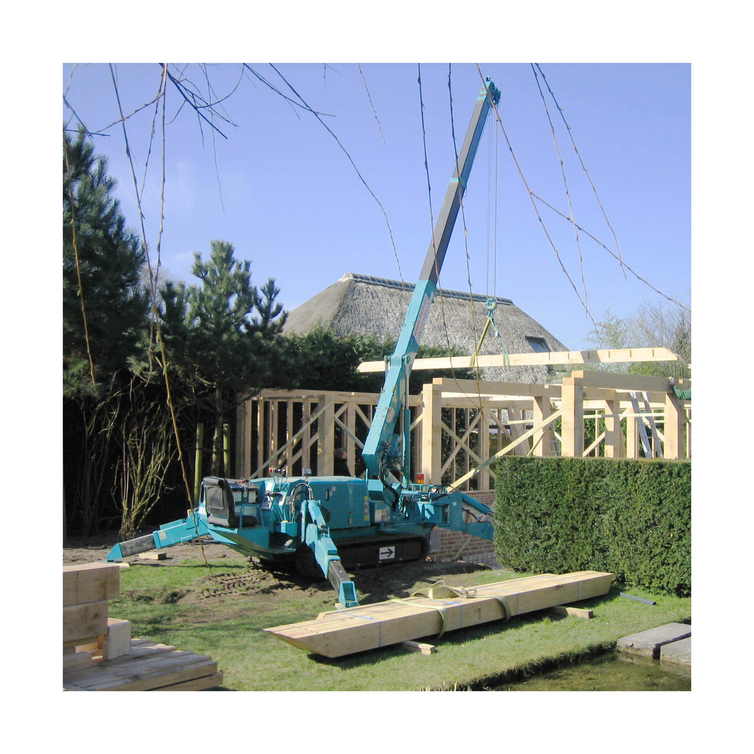 Holzbaukran günstig mieten